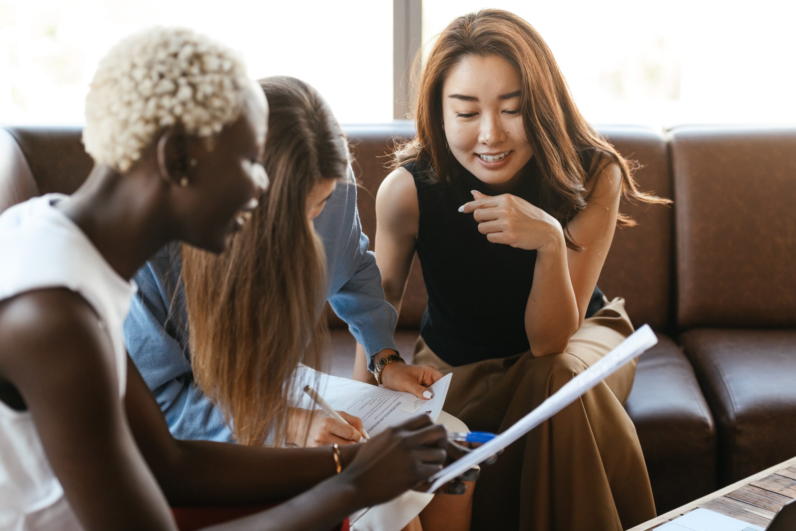 professional women in a meeting